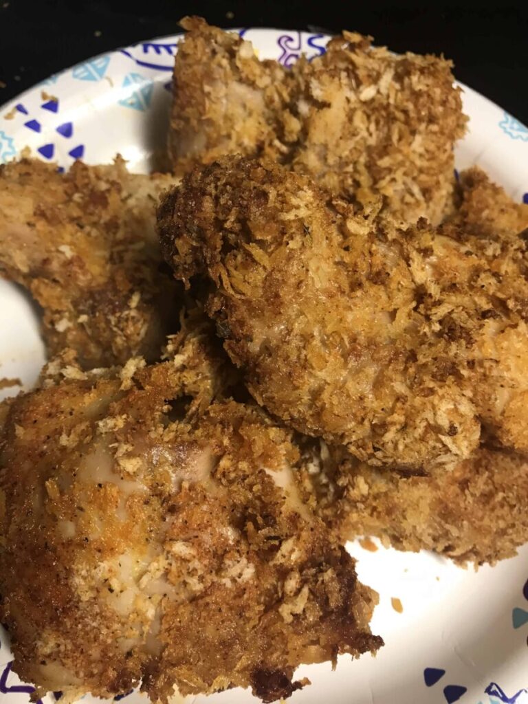 instant pot air fryer lid chicken thighs